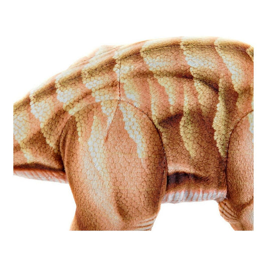 Fluffy toy DKD Home Decor Brown Aluminium Children's Dinosaur