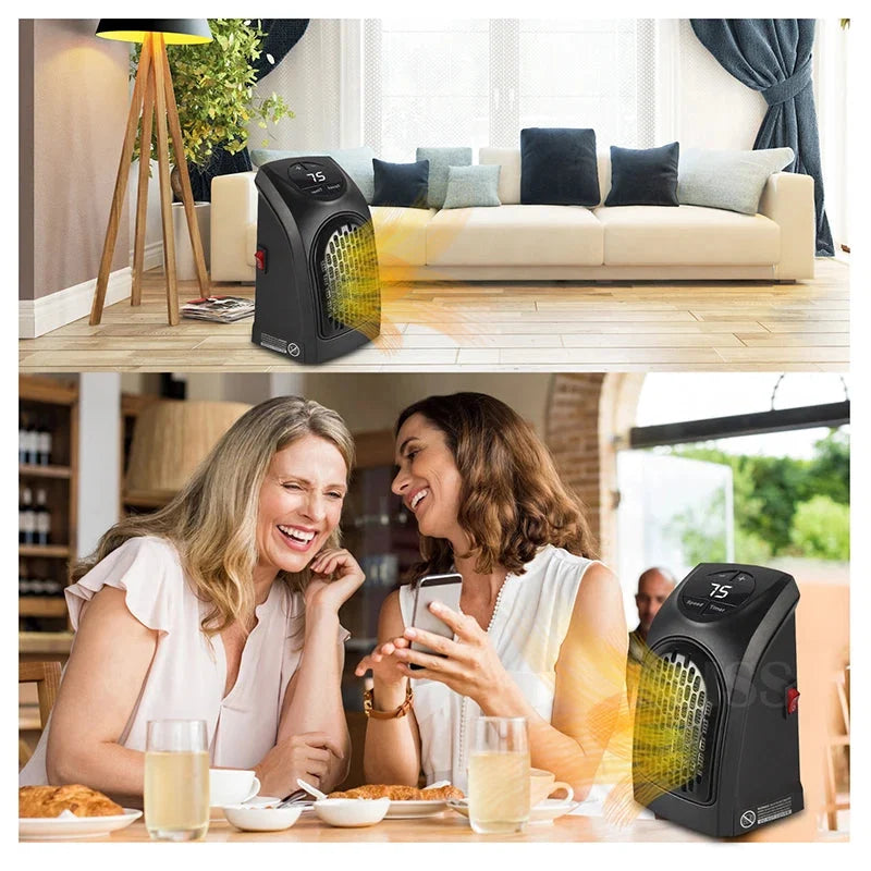 Portable fan heater