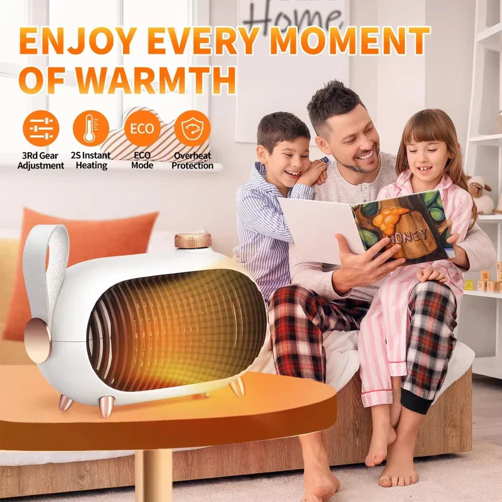 Portable Electric Heater for Home Use Specially Designed for Winter Bedroom Heating Built in Overheat Protection Instant Heating-2